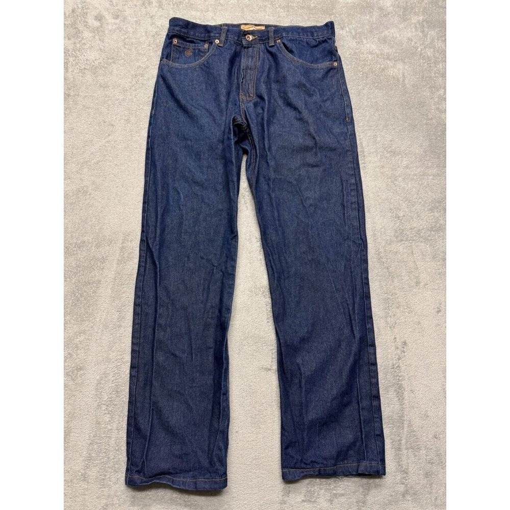Rocawear World Champion Standard Jeans Mens Blue Measured‎ 36x32.5 Denim Y2K Rap